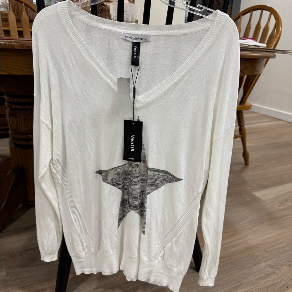 Venti 6 Big Star Light Weight Sweater